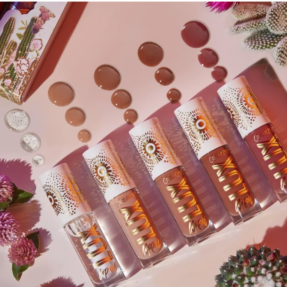 🎉HP! 🍀BOGO! 🌵 Colourpop Cactus Blossoms Lip Oil Set - Picture 2 of 3